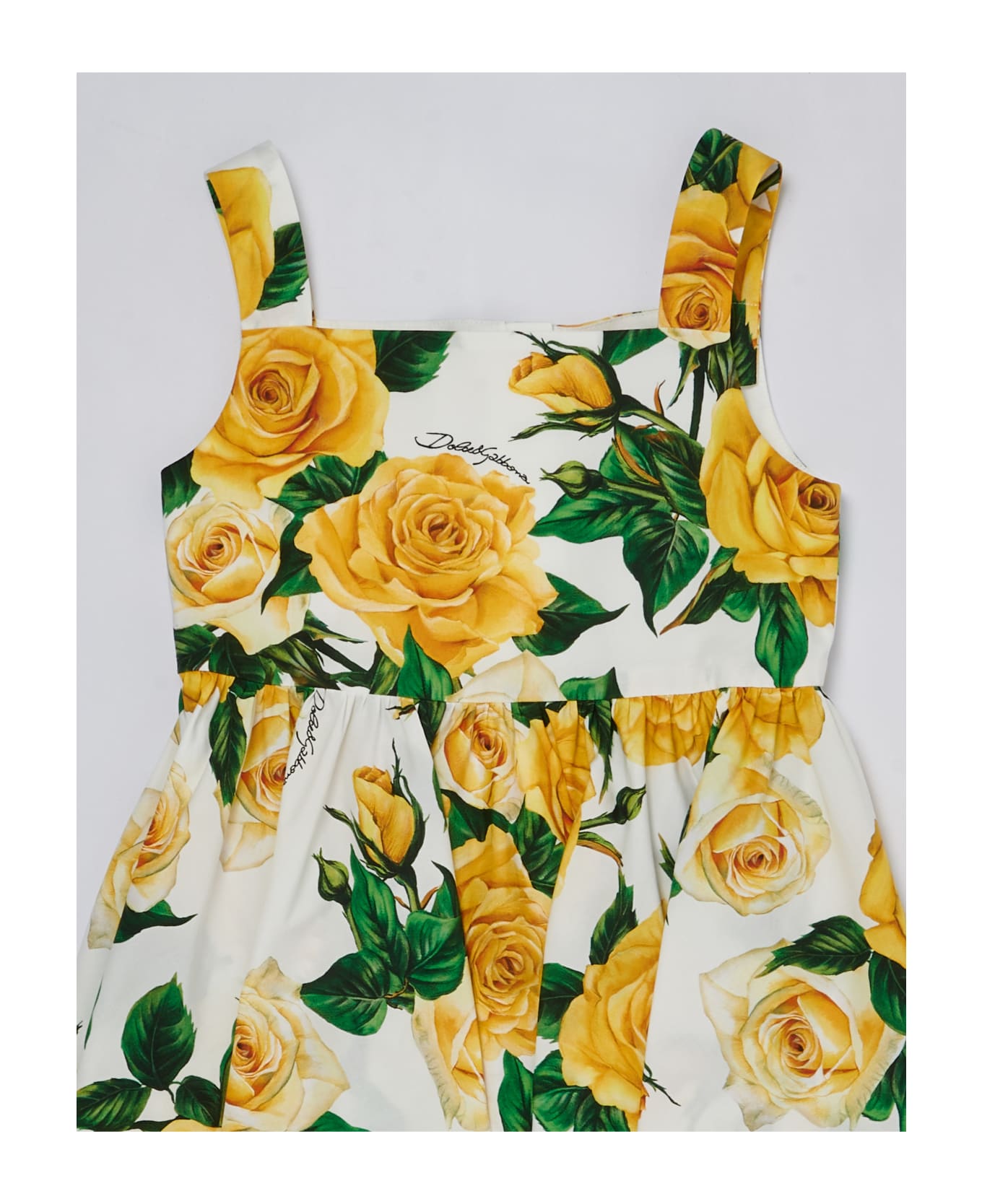 Dolce & Gabbana Dress Dress - BIANCO-GIALLO トップス