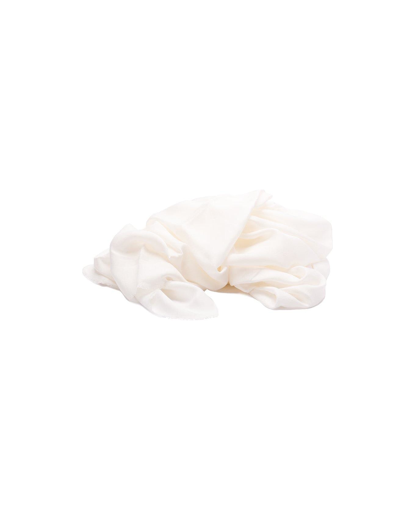 Elisabetta Franchi Wrap Scarf - White
