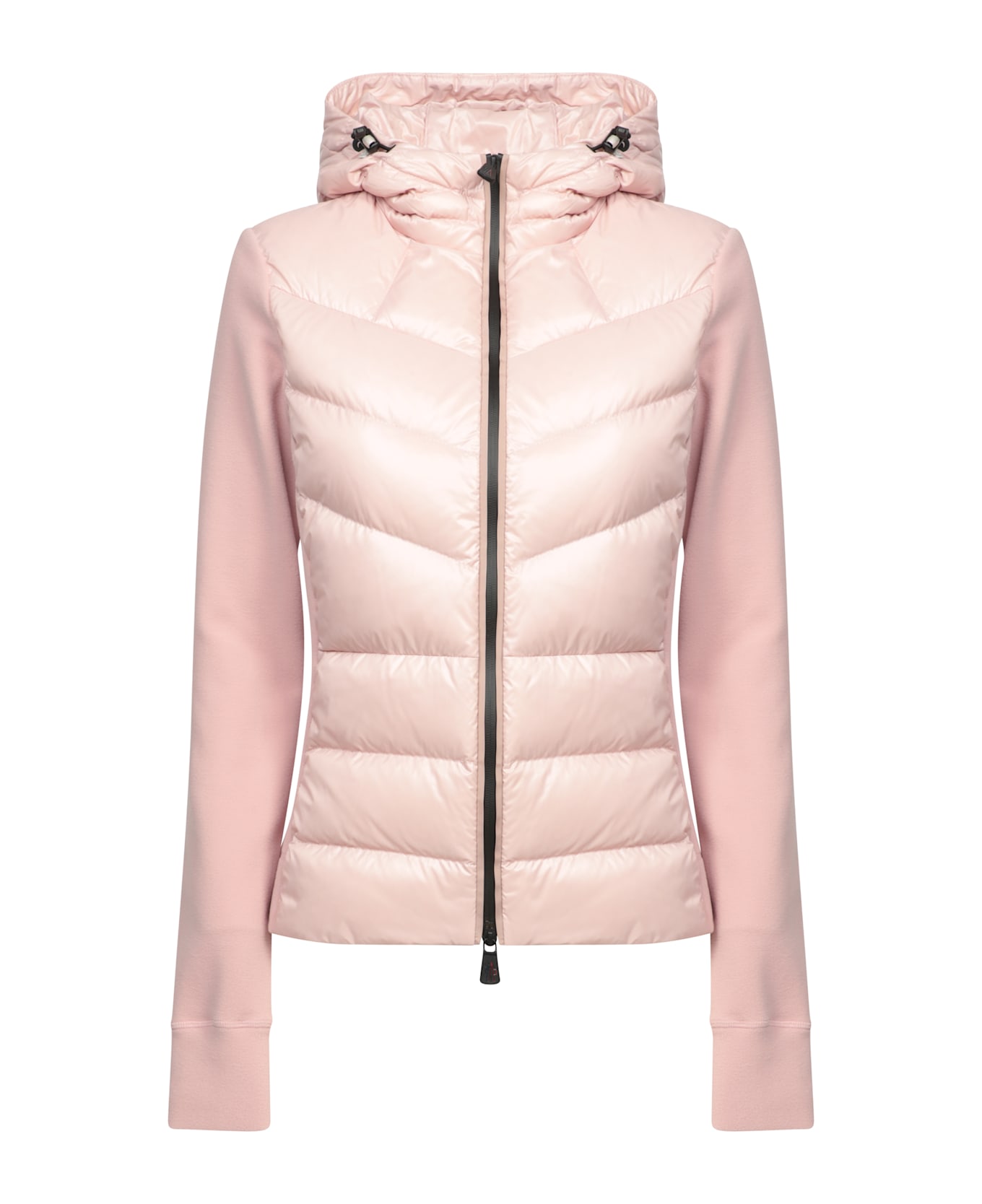 Moncler Grenoble Pink Zip-up Padded Cardigan - Pink