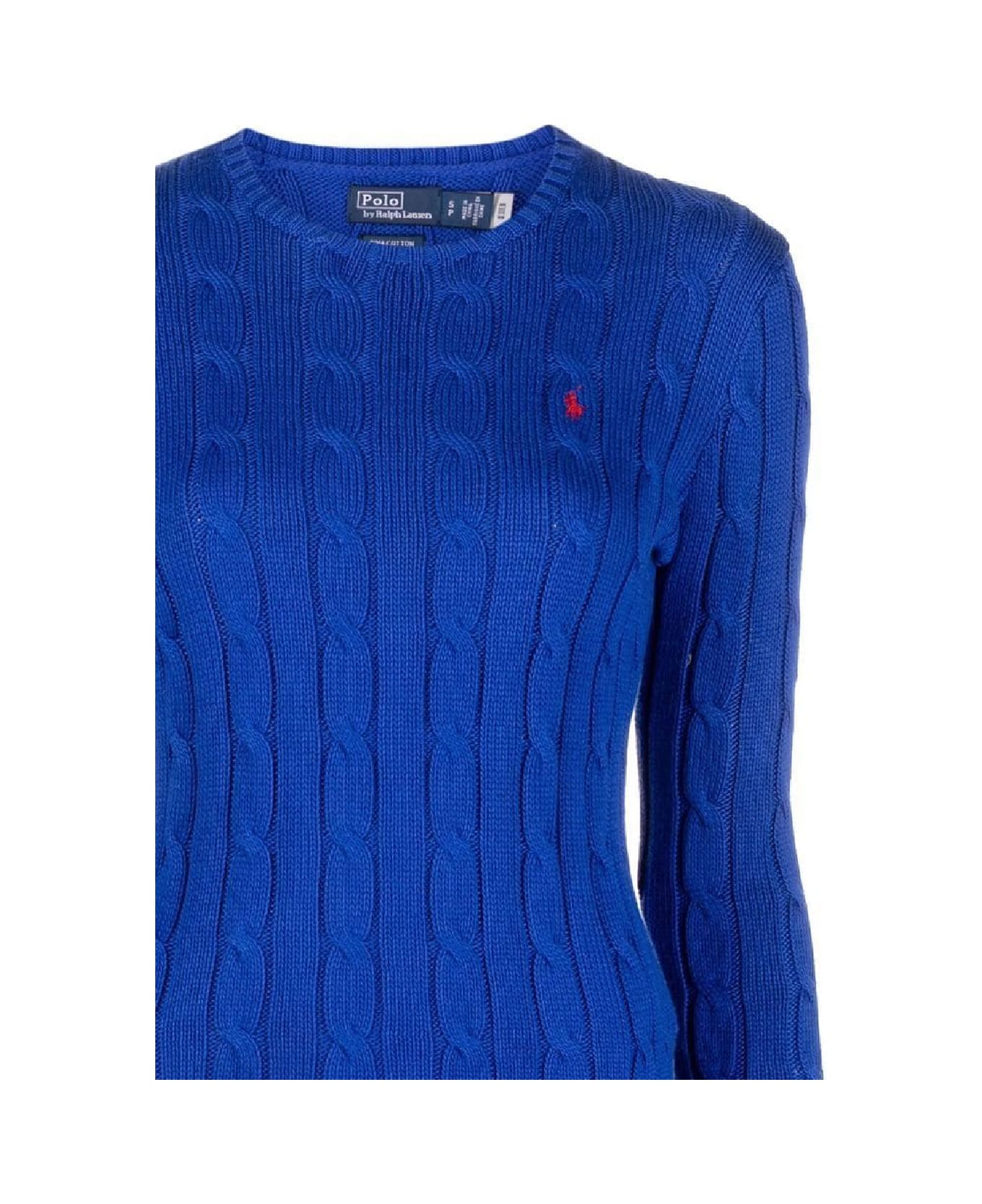 Polo Ralph Lauren Julianna Cable Sweater - Blu