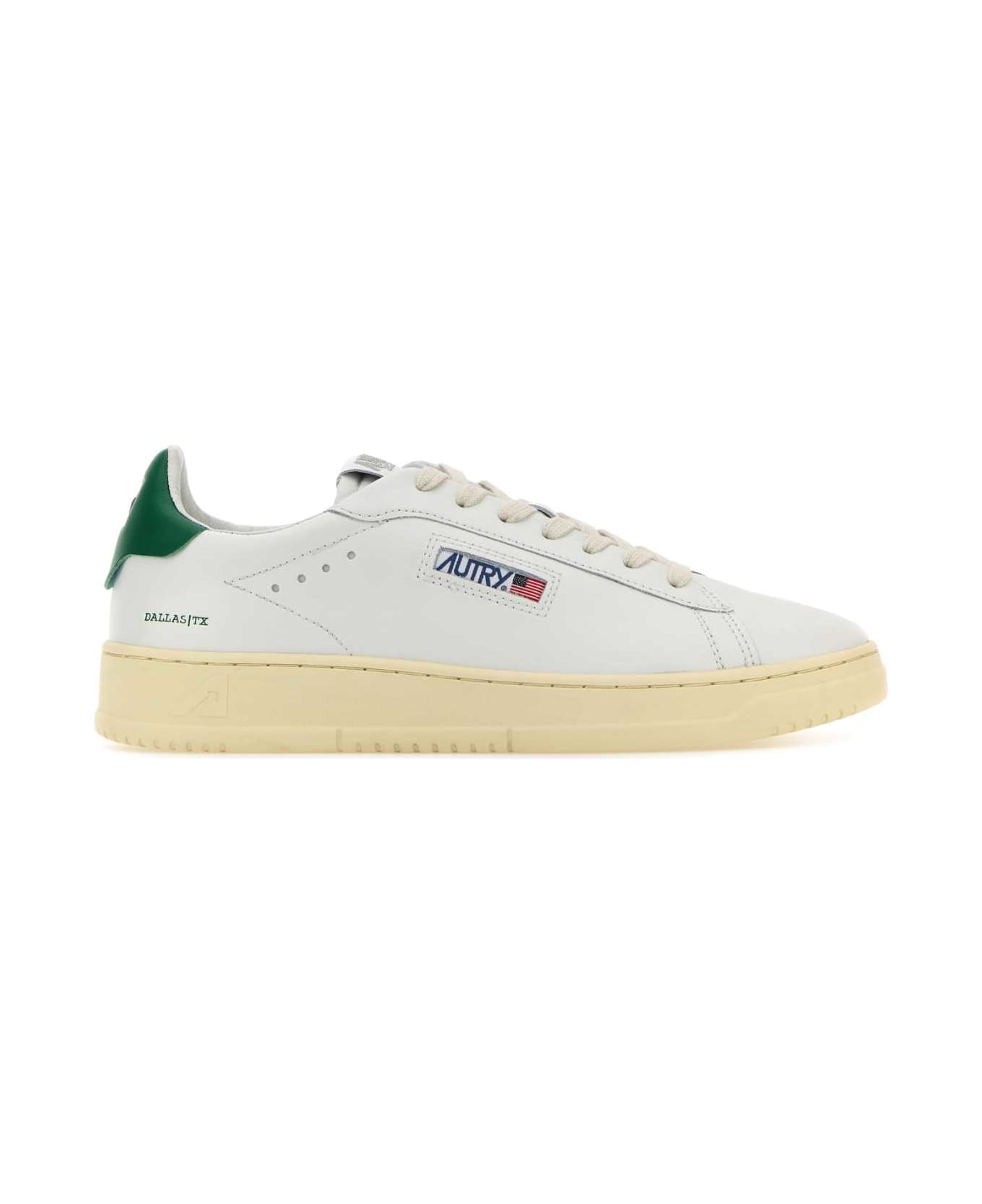 Autry White Leather Dallas Sneakers - NW02