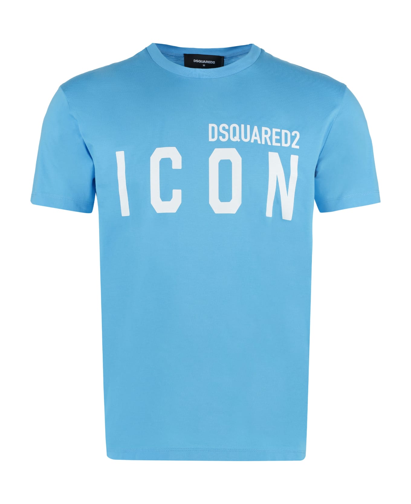 Dsquared2 Logo Cotton T-shirt - Light Blue シャツ