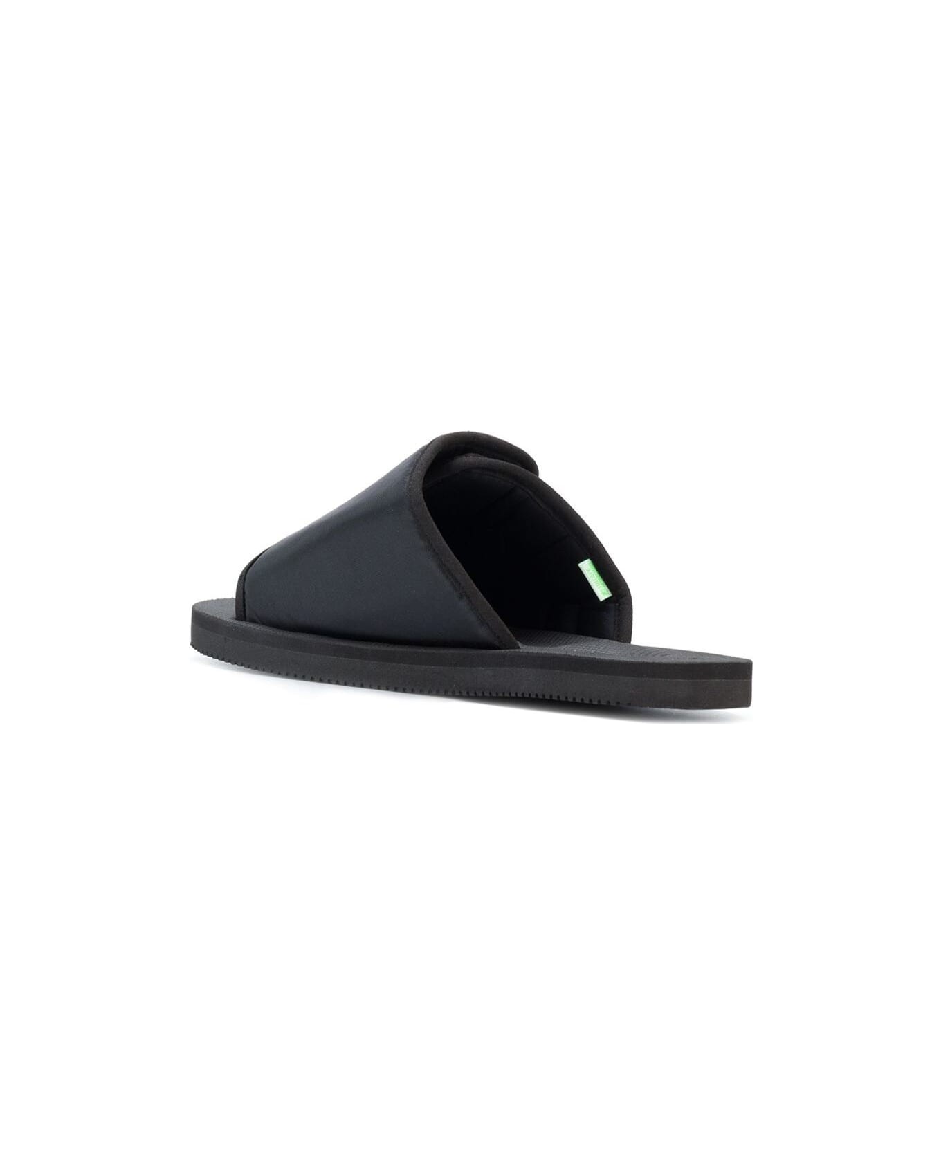 SUICOKE 'kaw-cab' Black Sandals With Velcro Fastening In Nylon Woman Suicoke - Black サンダル