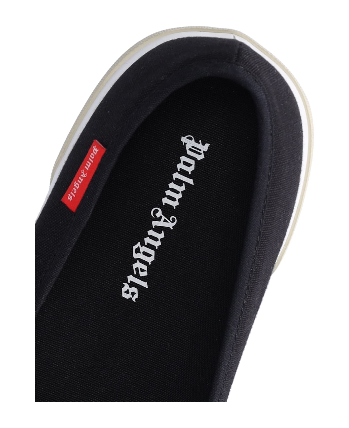 Palm Angels Logo Slip-on Sneakers - Black