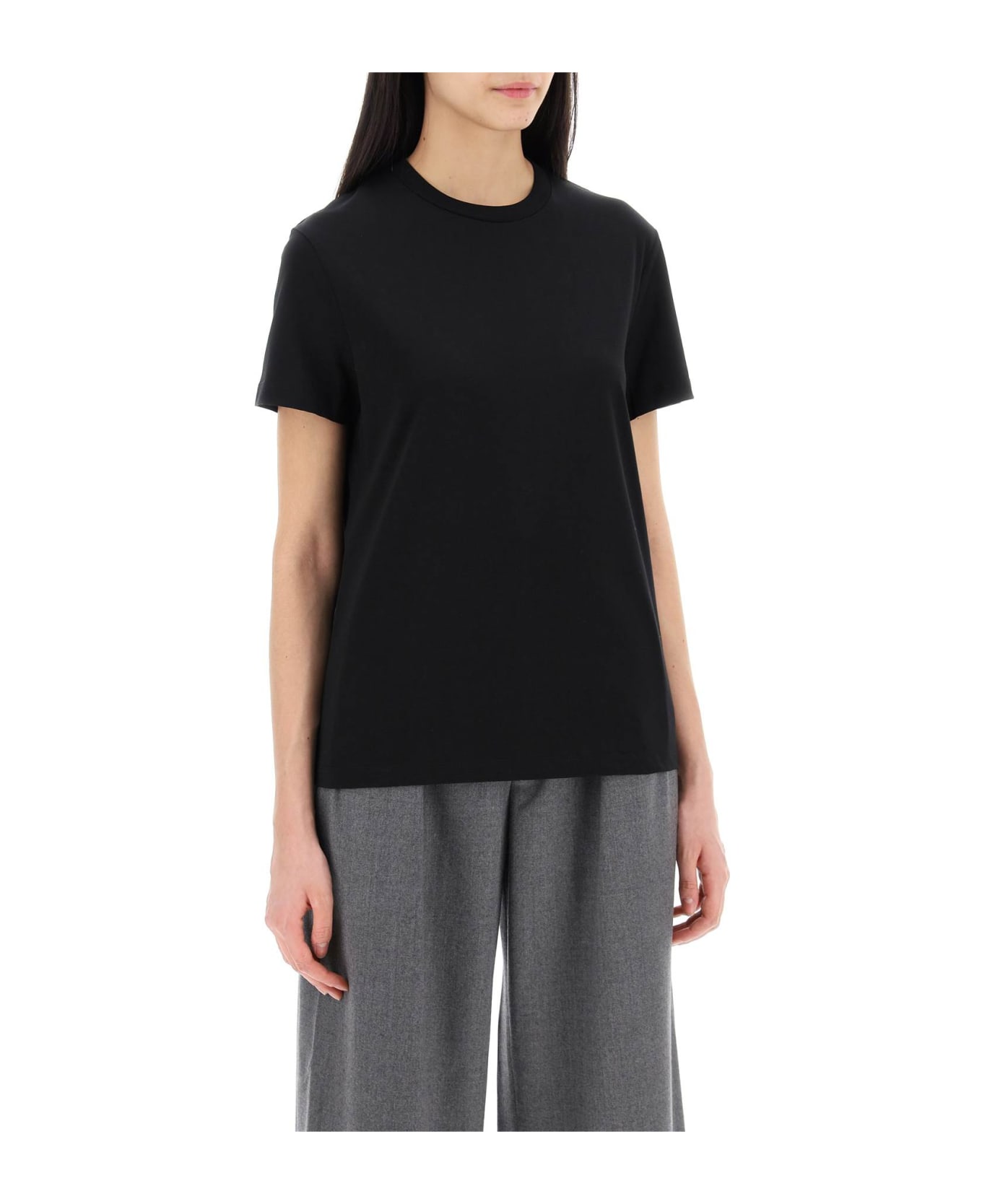 WARDROBE.NYC Boxy Crewneck T - BLACK (Black)