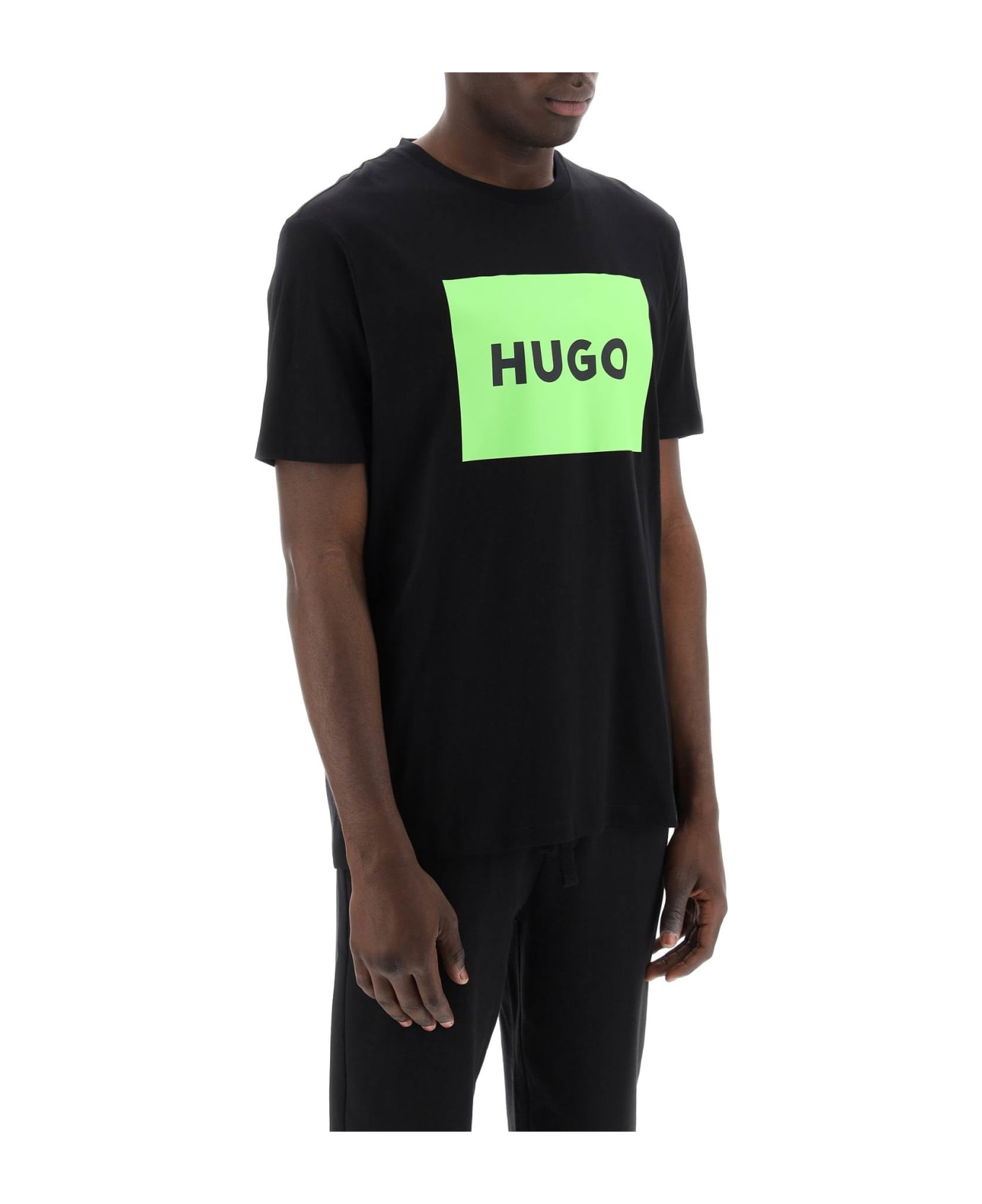Hugo Boss Dulive T-shirt With Logo Box - BLACK 005 (Black)