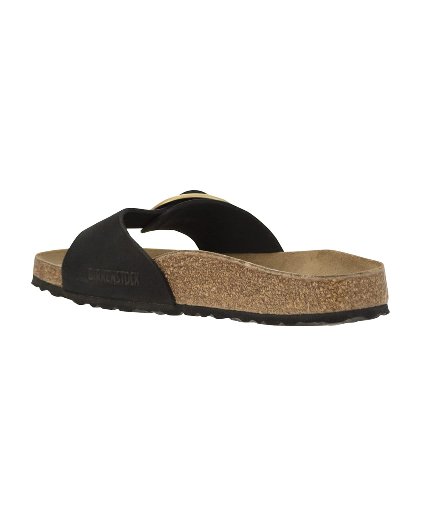 Birkenstock Madrid Big Buckle - Flat Sandal - Black