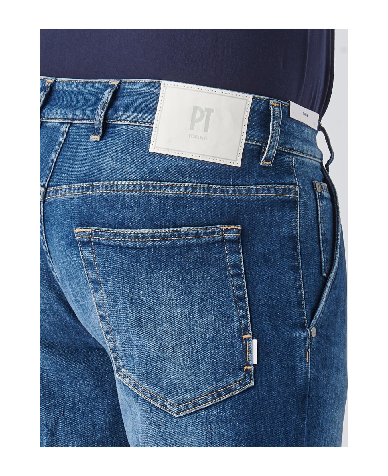PT01 Pantalone Uomo Trousers - DENIM SCURO