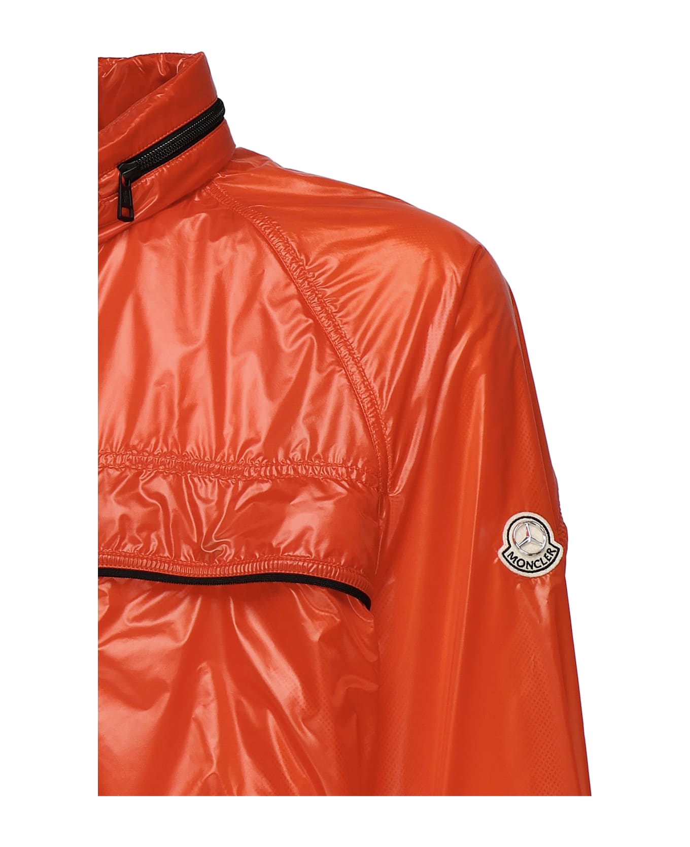 Moncler Genius Anubis Jacket With Removable Hood - Orange