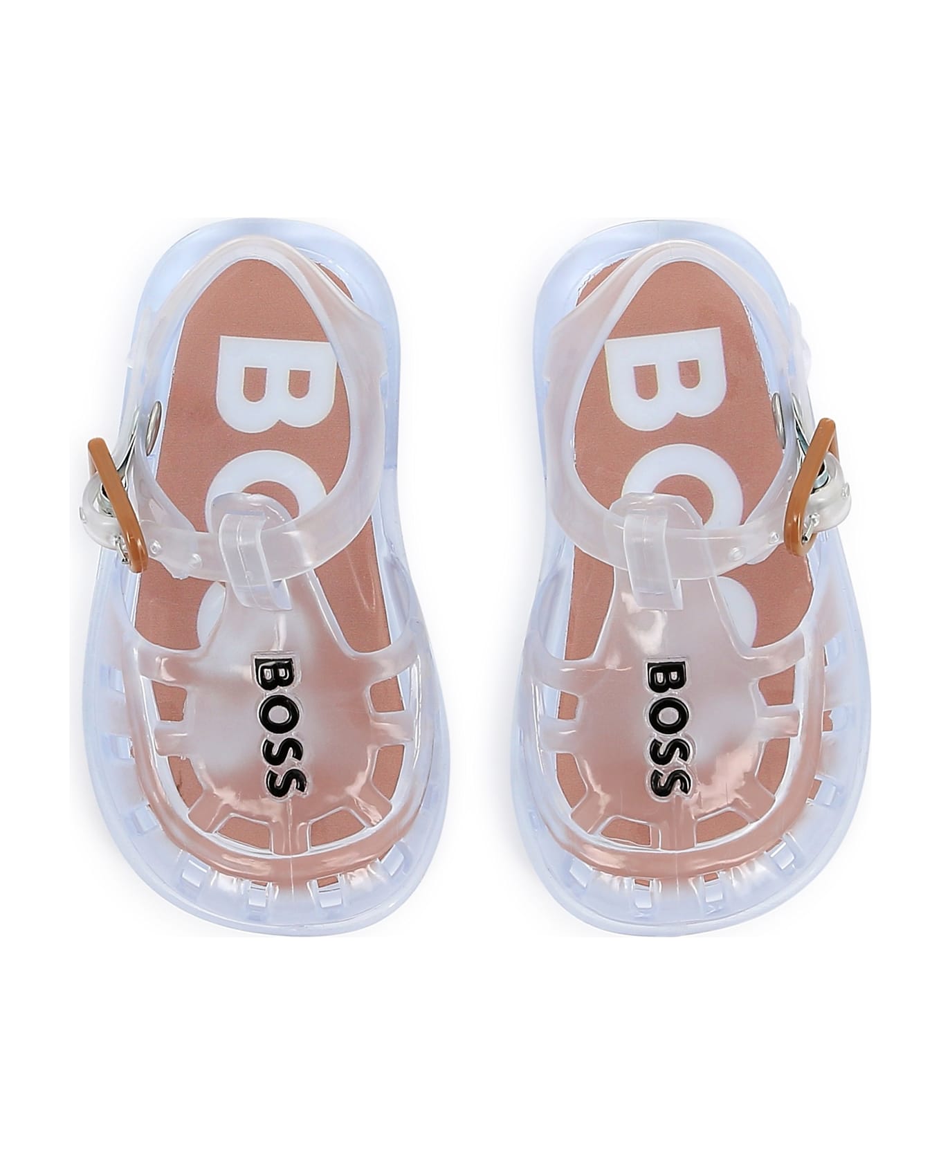 Hugo Boss Sandali Con Stampa - White