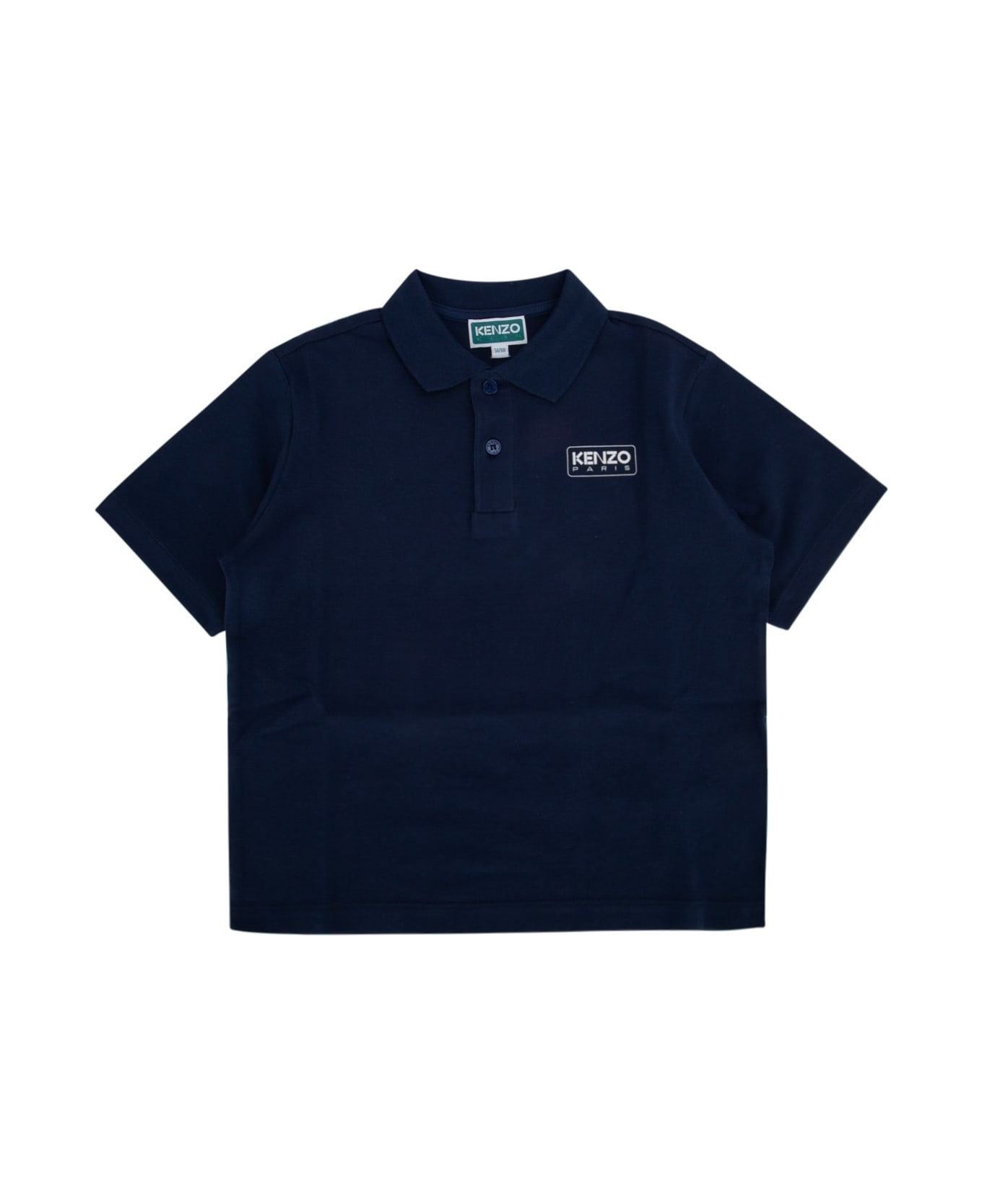 Kenzo Kids Short Sleeve Polo - MARINE Tシャツ＆ポロシャツ