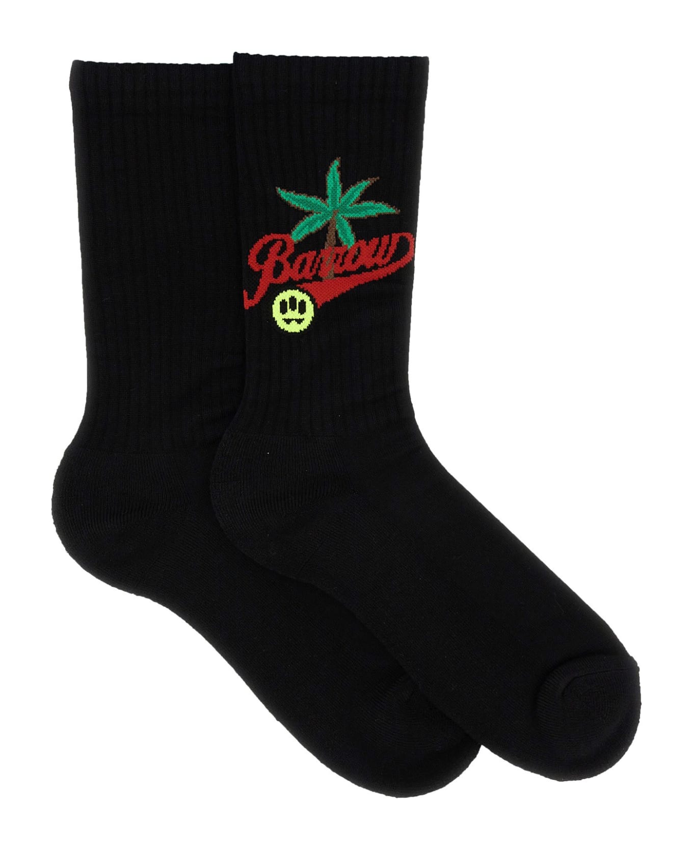 Barrow Socks With Logo - Nero