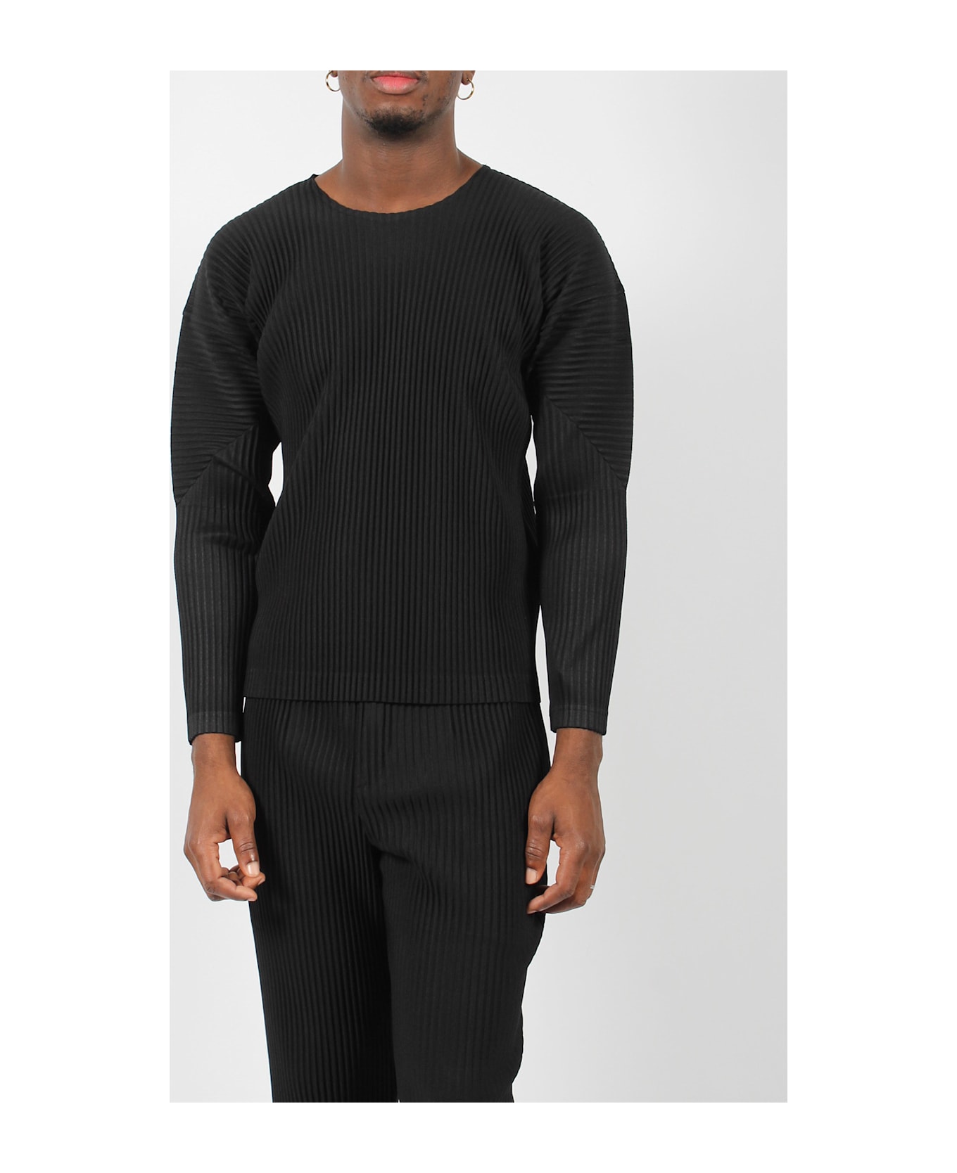 Homme Plissé Issey Miyake Plisse` Top - Black