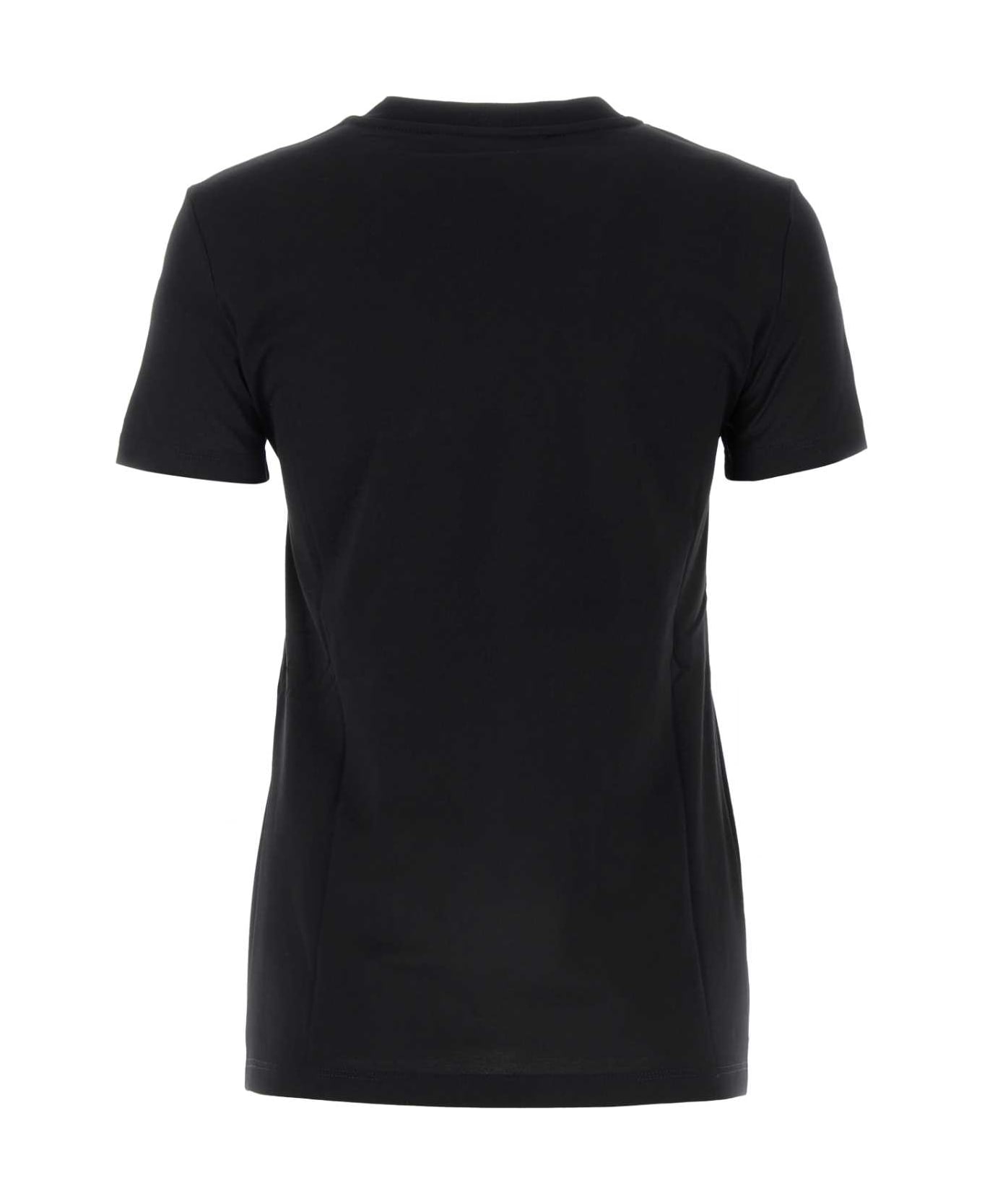 Max Mara Black Cotton Papaia T-shirt - NERO Tシャツ