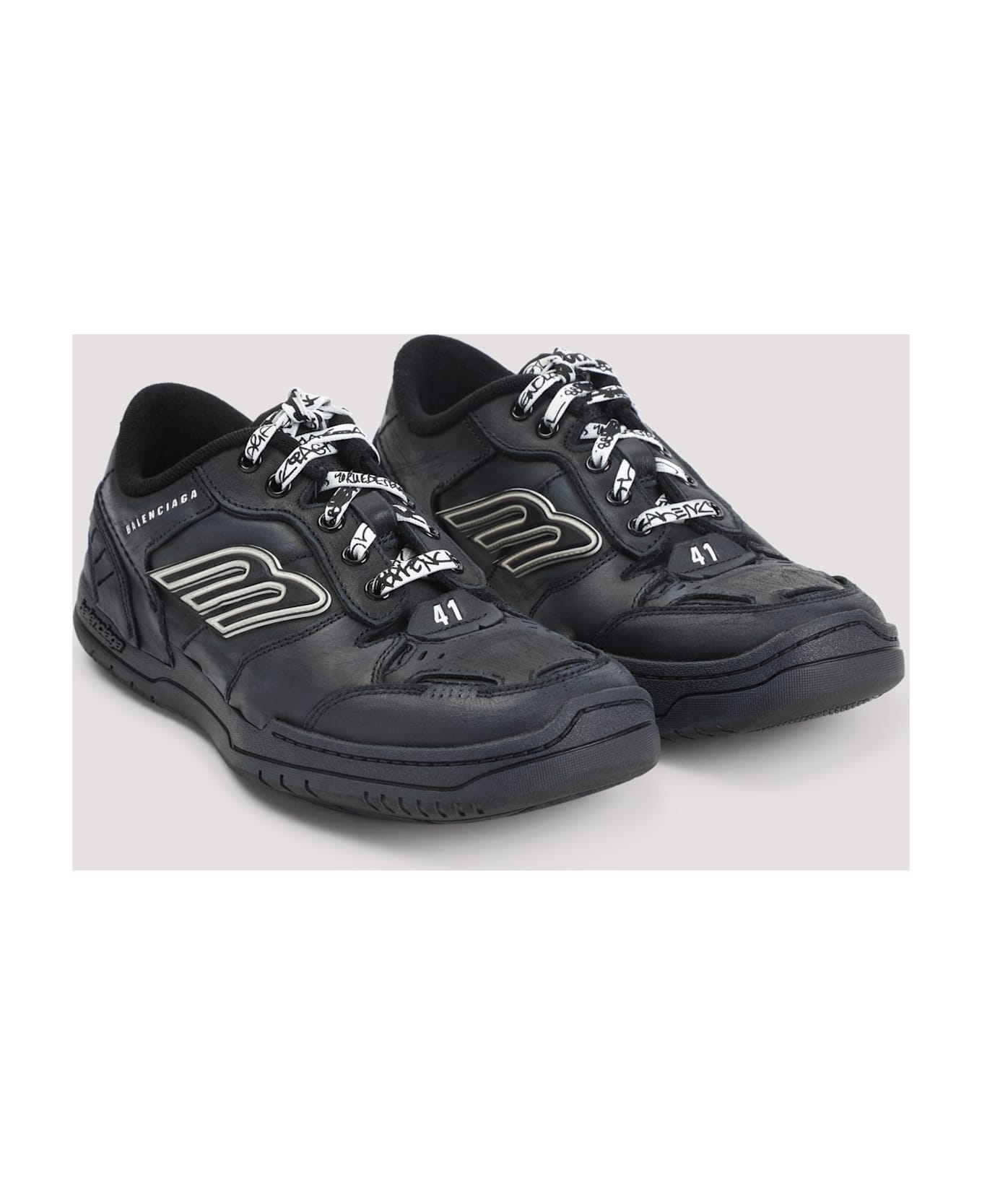 Balenciaga Hamptons Sneakers - Black