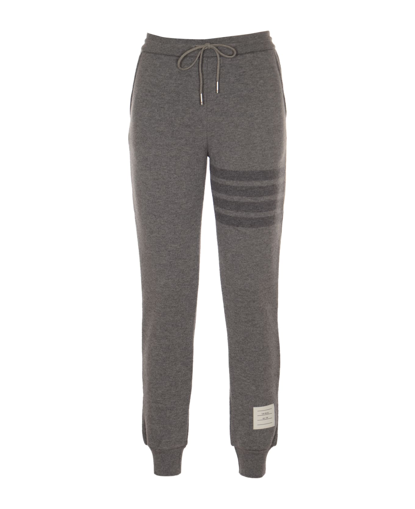 Thom Browne 4-bar Drawstring Joggers - Grey