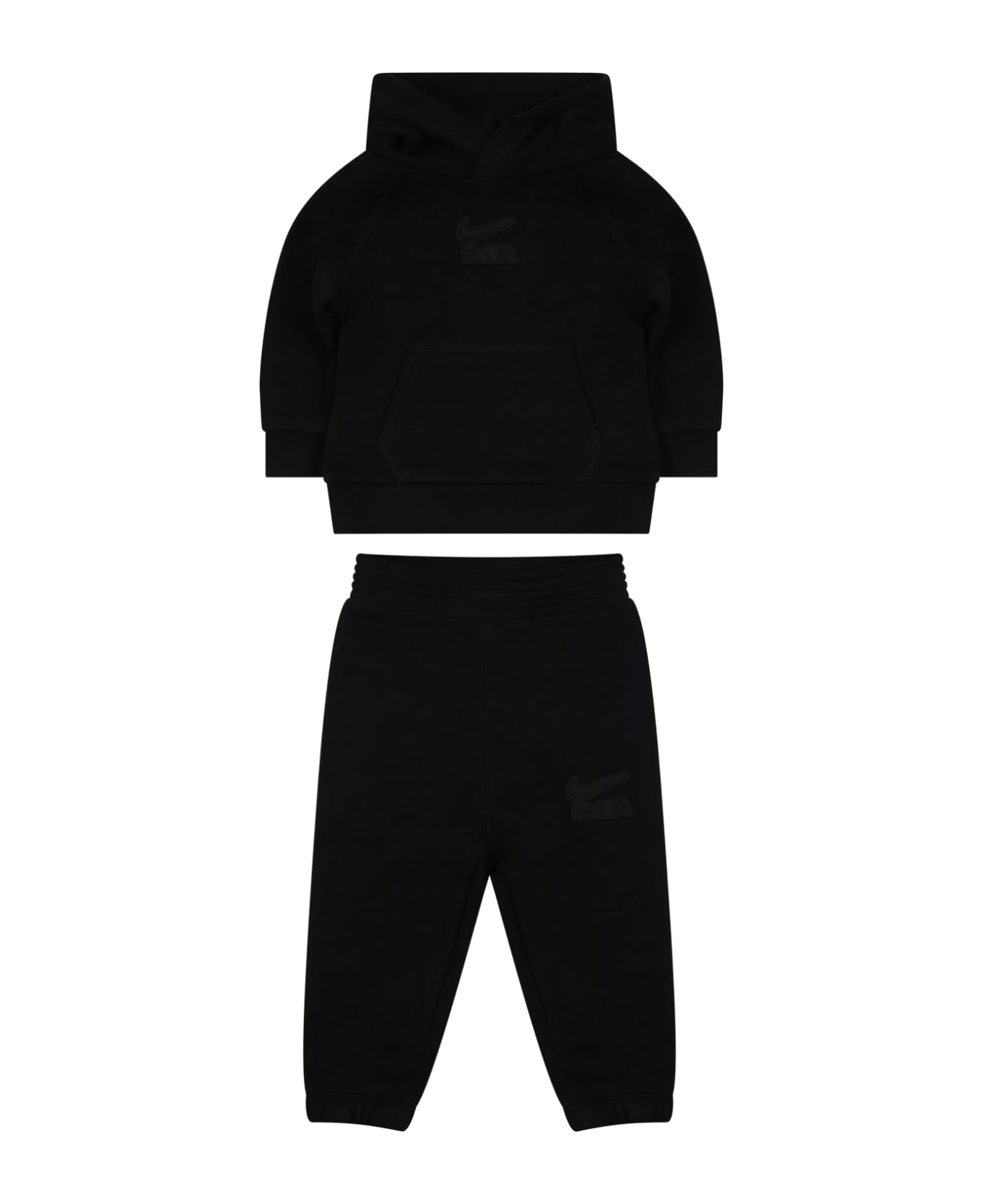 Nike Black Suit For Baby Boy With Logo - Black ボトムス