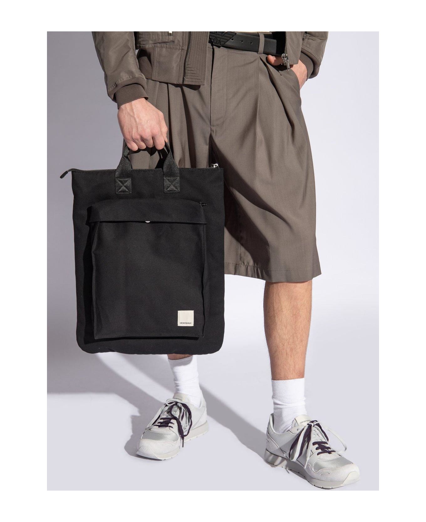 Emporio Armani Sustainable Collection Shoulder Bag - Nero