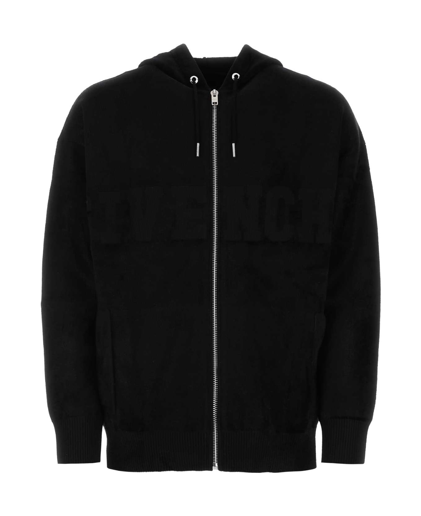 Givenchy Black Viscose Blend Oversize Sweatshirt - 001