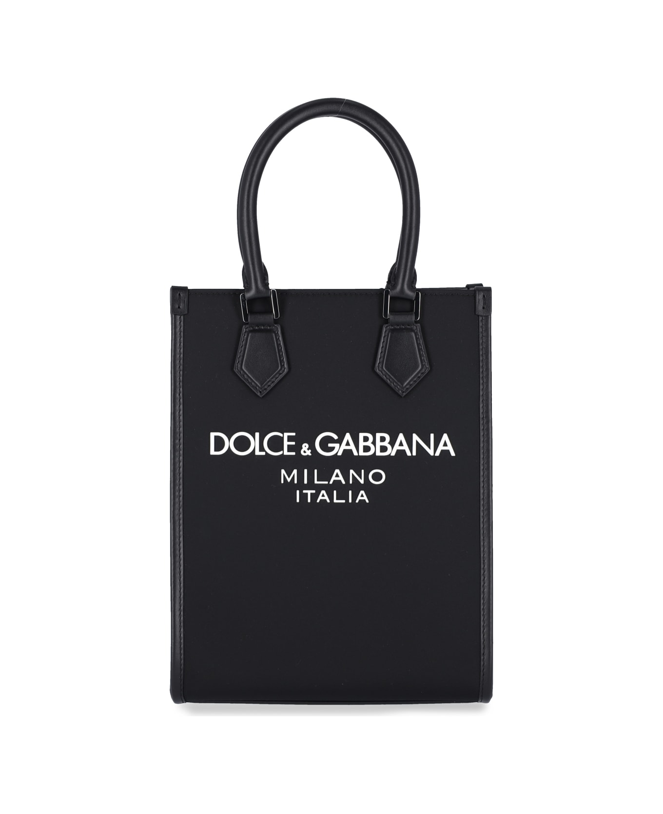 Dolce & Gabbana Logo Small Shoulder Bag - Black  