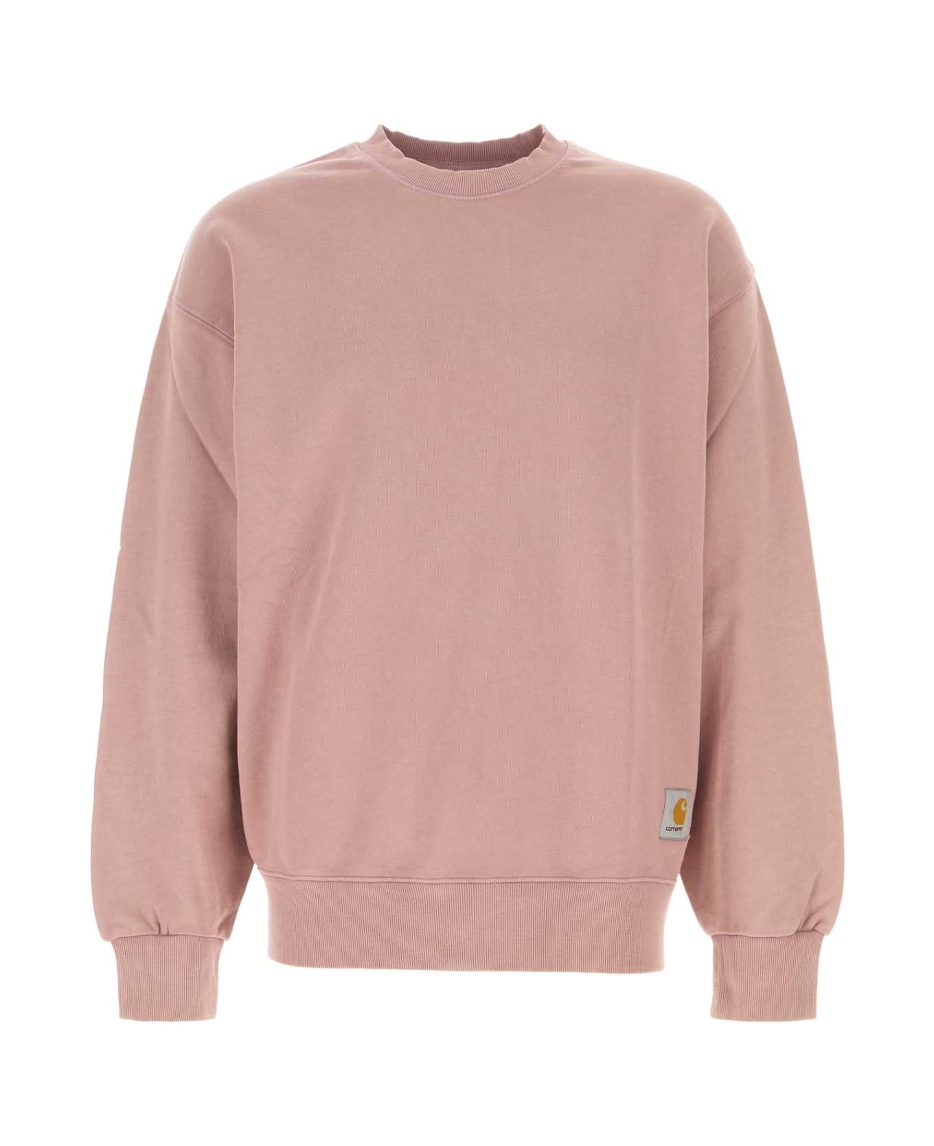 Carhartt Antiqued Pink Cotton Hudson Sweat - F Daphne