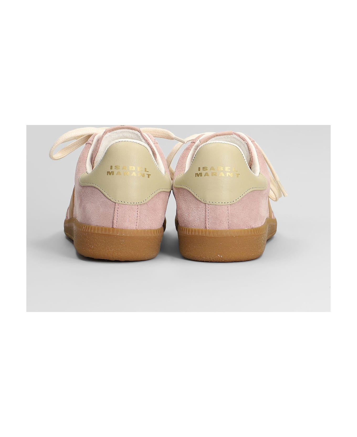 Isabel Marant Bryce Sneakers In Rose-pink Suede - rose-pink