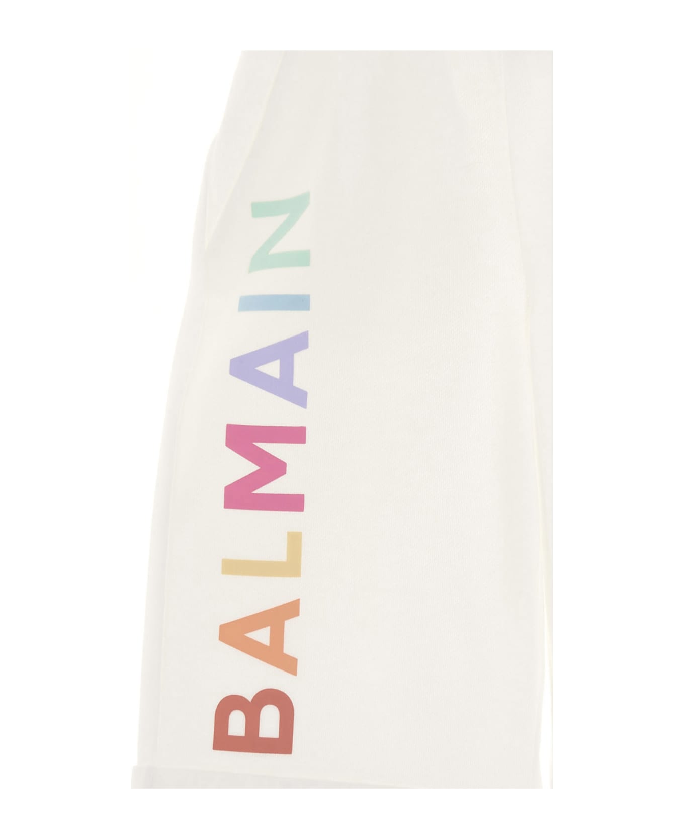 Balmain Logo Bermuda Shorts - White