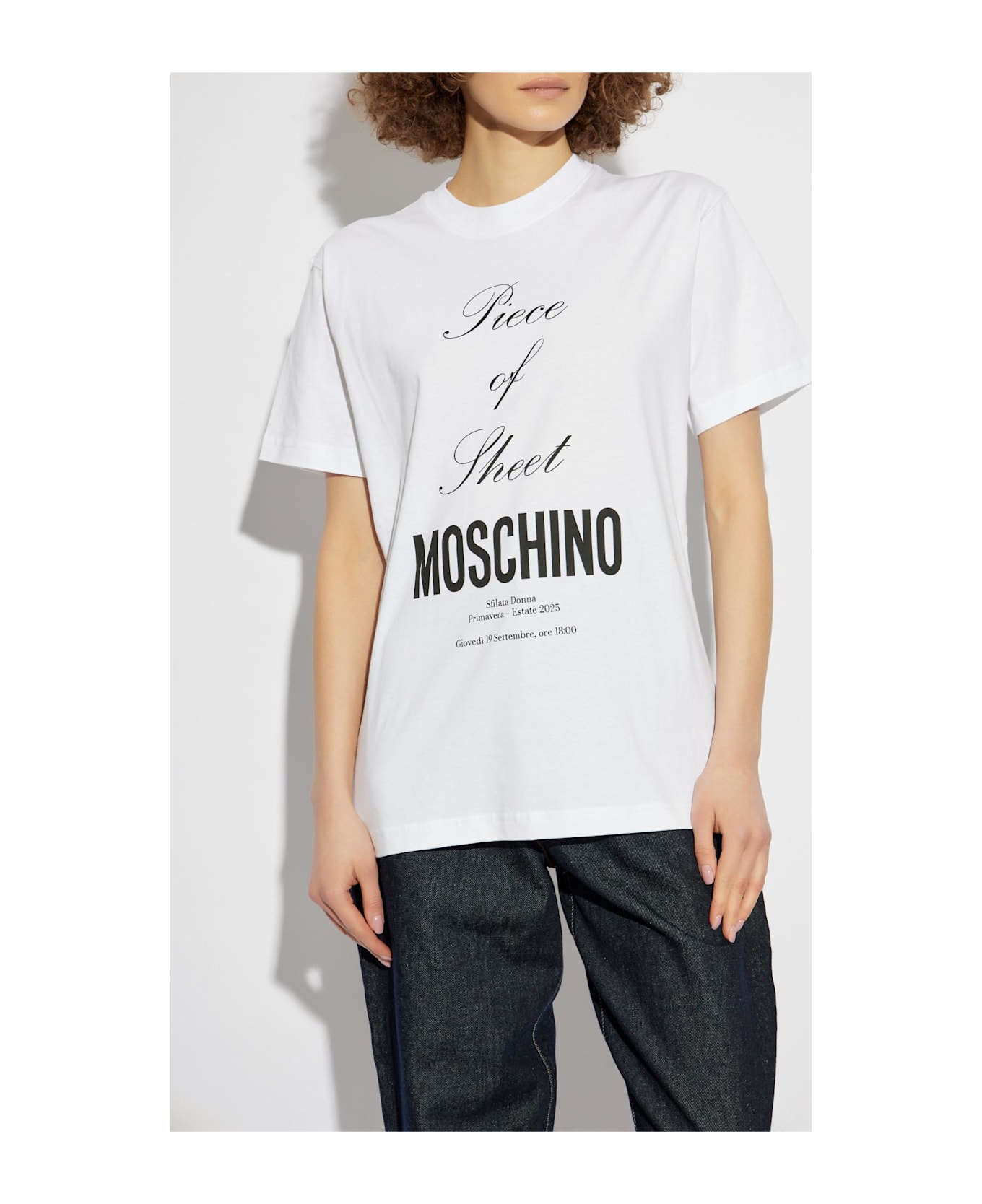 Moschino T-shirt With Print - White