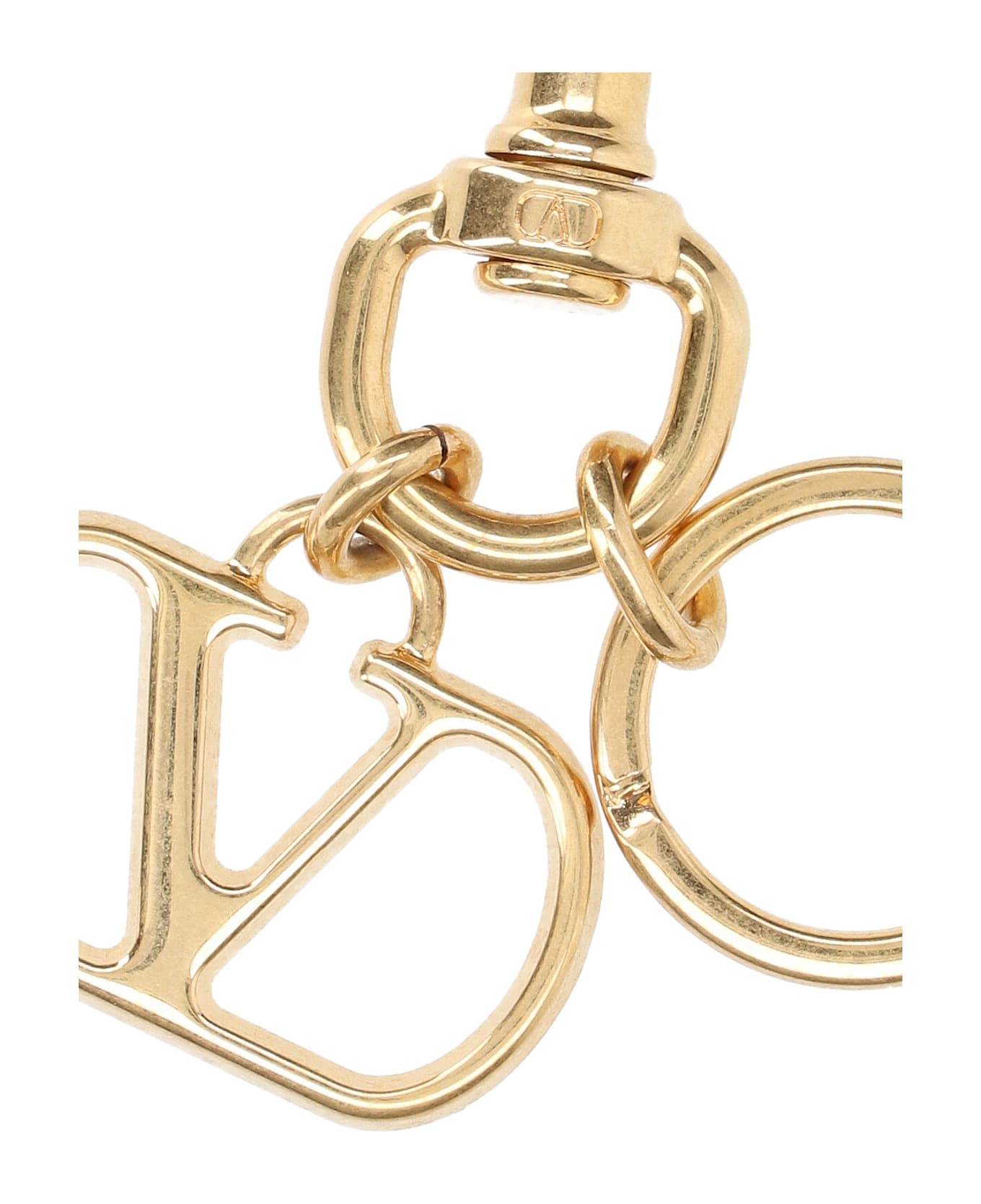 Valentino Garavani "vlogo Signature" Keyring - Gold