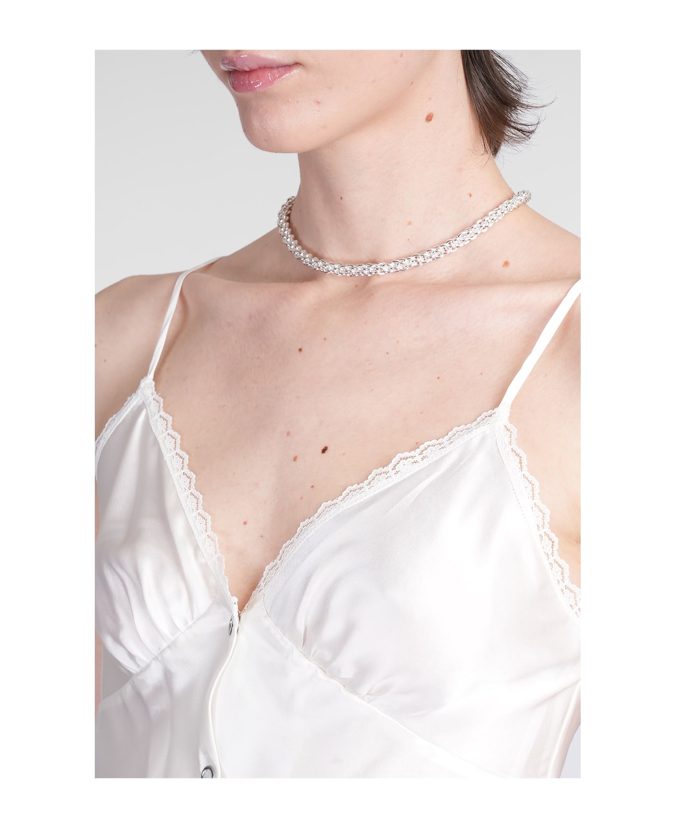 Alexander Wang Topwear In Beige Silk - beige