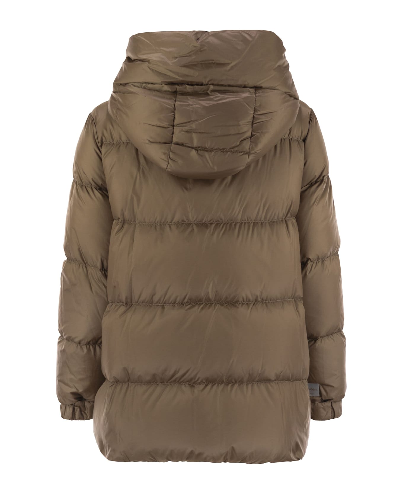 Max Mara The Cube Seia - Drip-proof Canvas Down Jacket - Beige