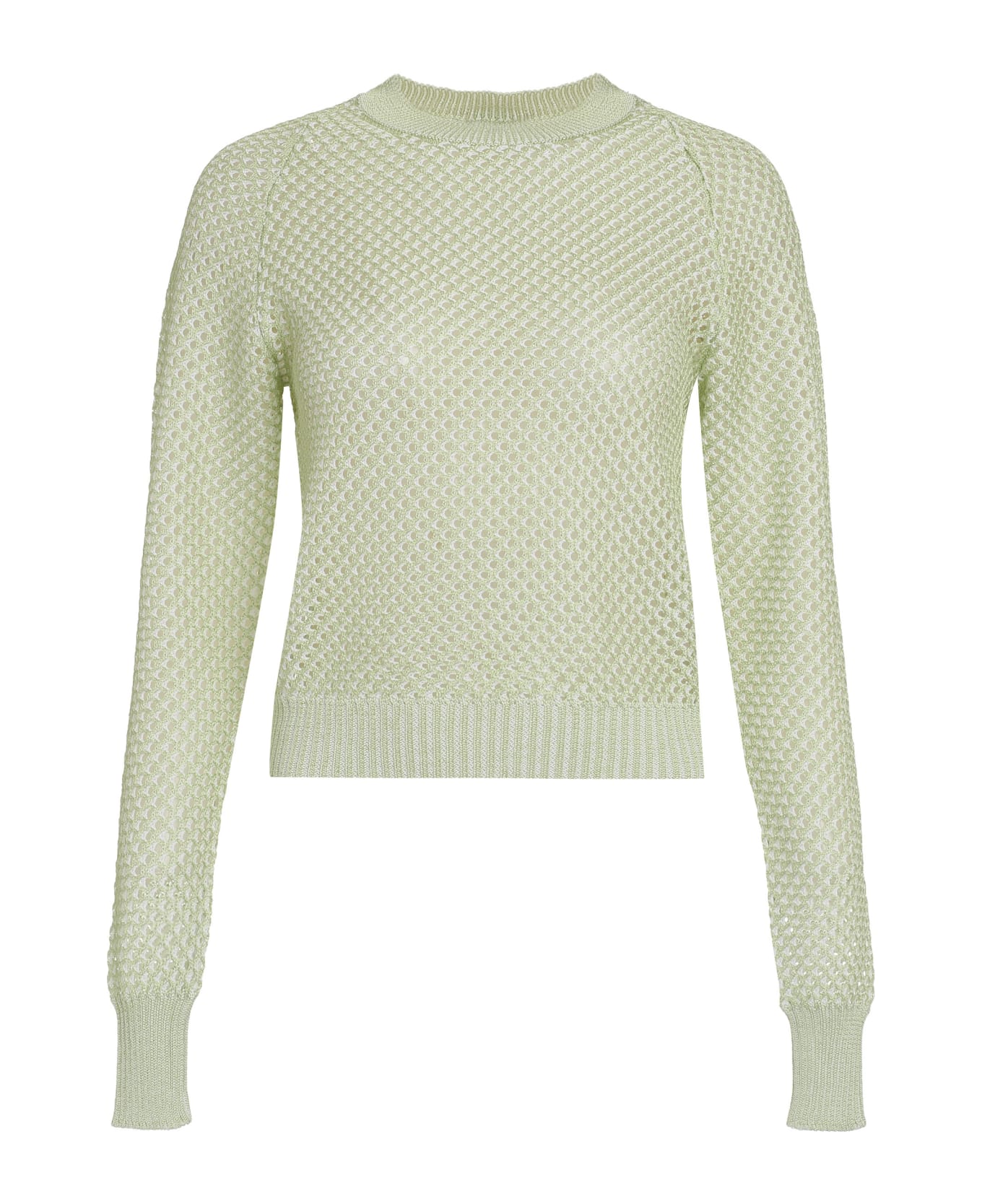 Fabiana Filippi Cotton-blend Sweater - green ニットウェア