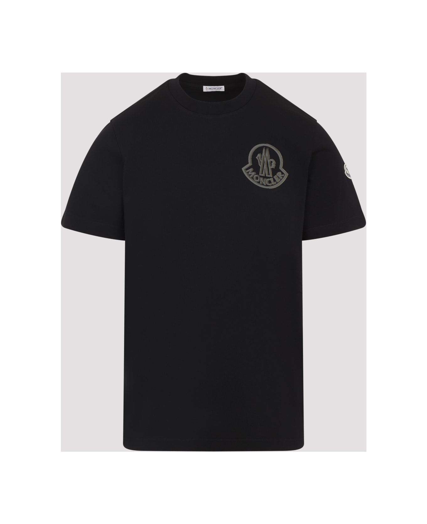 Moncler Short Sleeves T-shirt - Black