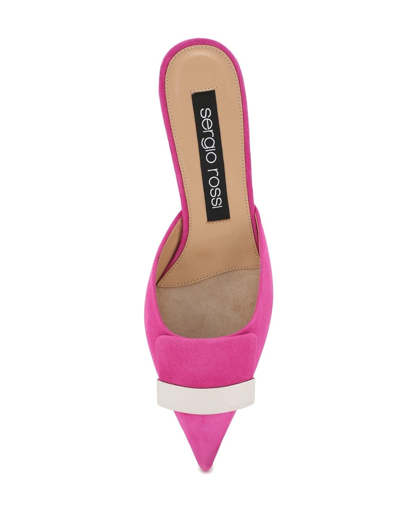 Sergio Rossi Leather Mules - Pink