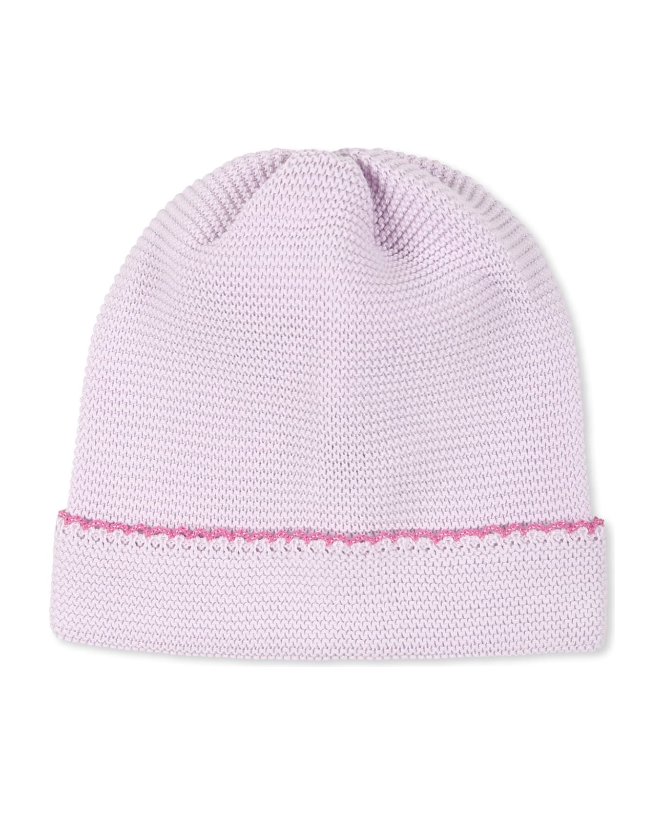 Little Bear Purple Hat For Baby Girl - Violet
