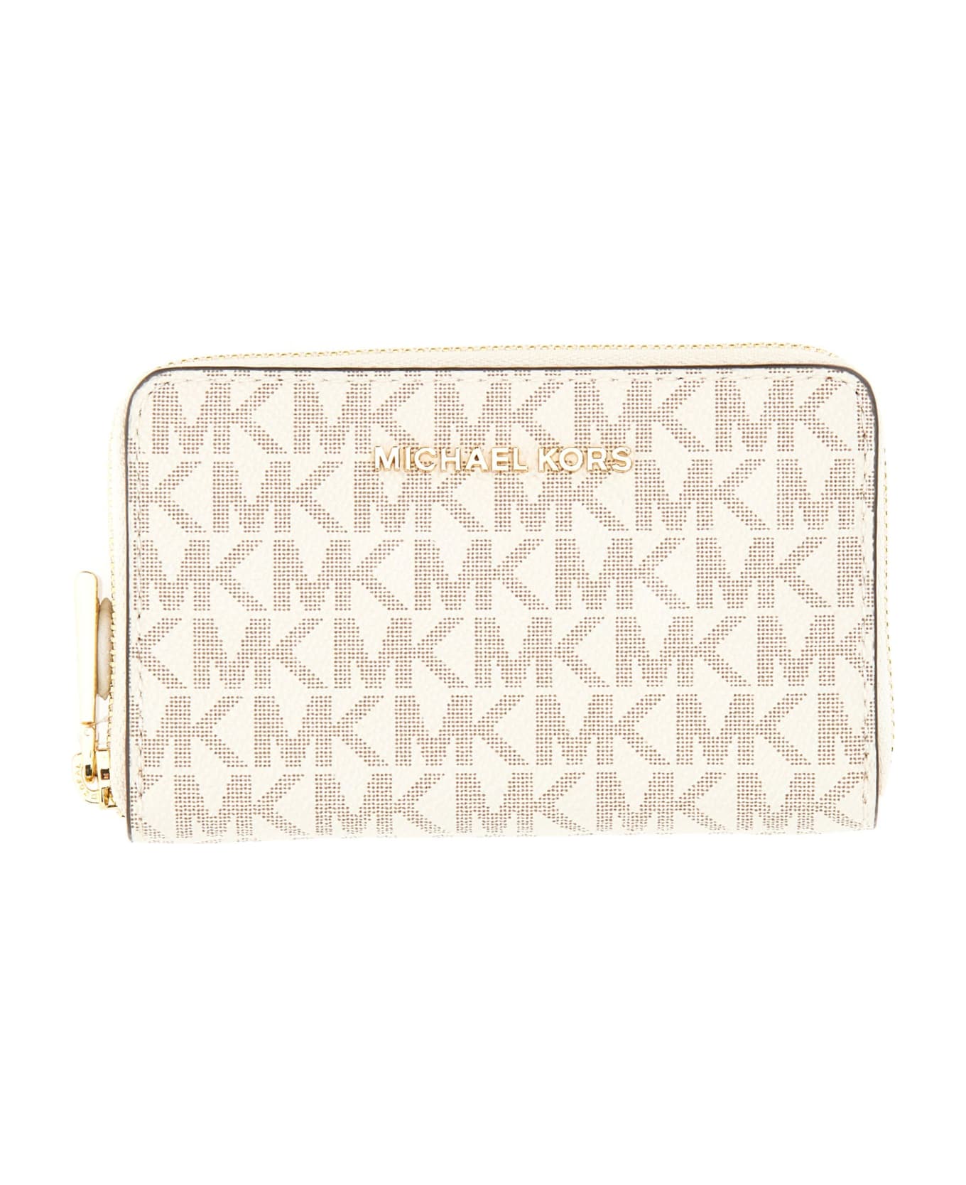 Michael Kors Wallet With Logo - BEIGE 財布