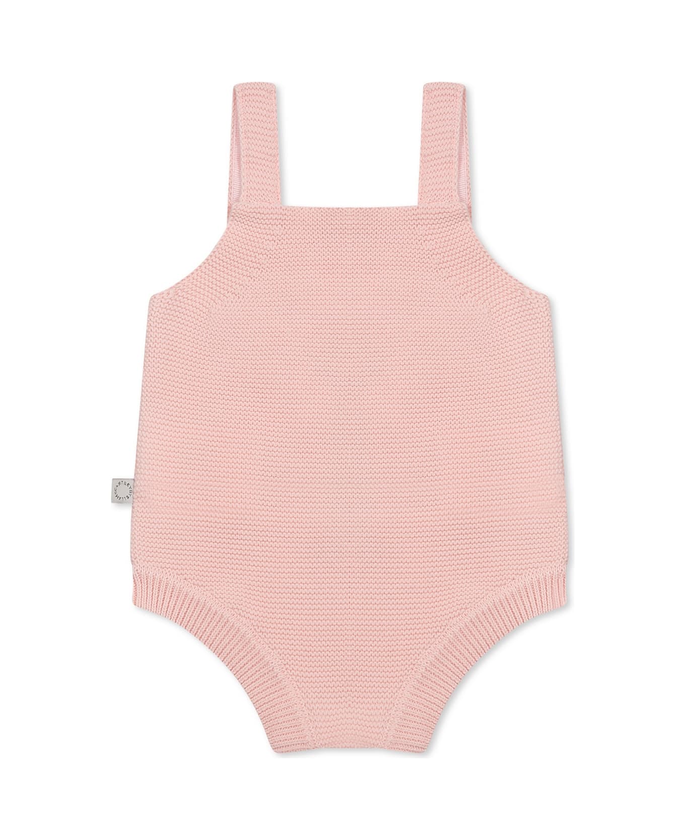 Stella McCartney Kids Pink Body For Baby Girl With Flower - Pink