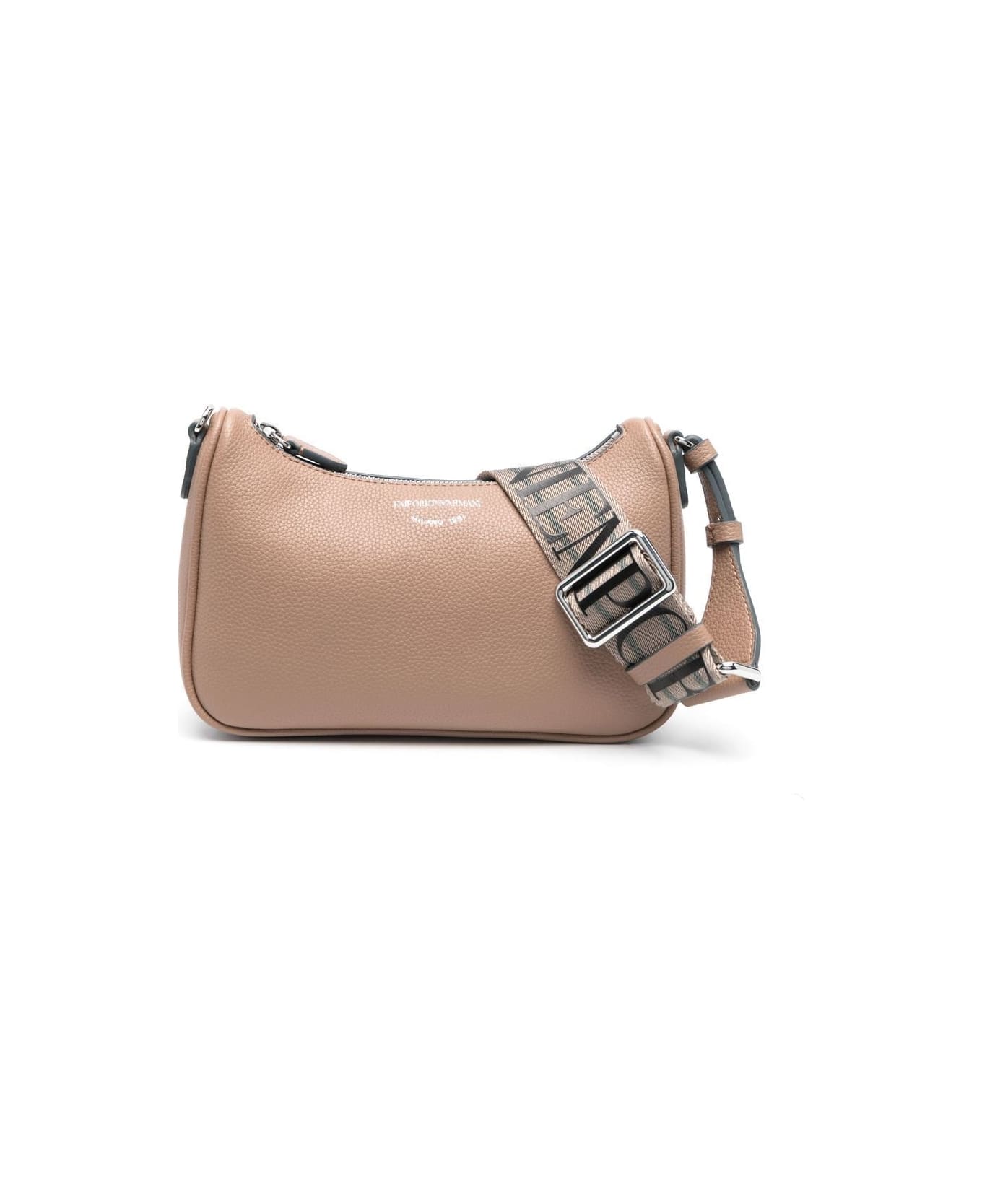 Emporio Armani Baguette Bag - Denim Hazelnut Grey