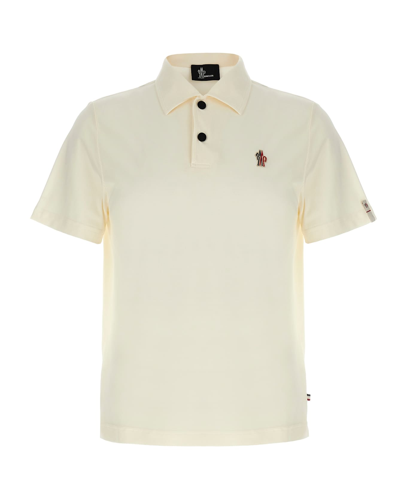 Moncler Grenoble Piqué Polo Shirt - White