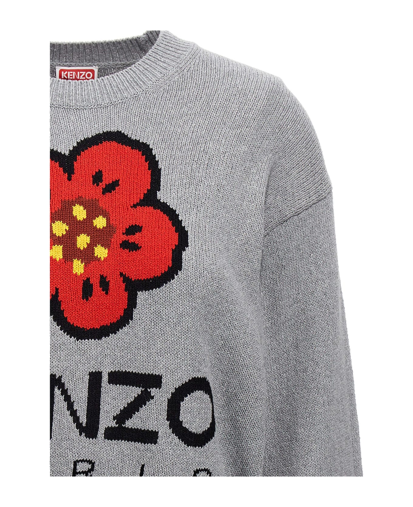 Kenzo Cotton-blend Sweater - grey ニットウェア