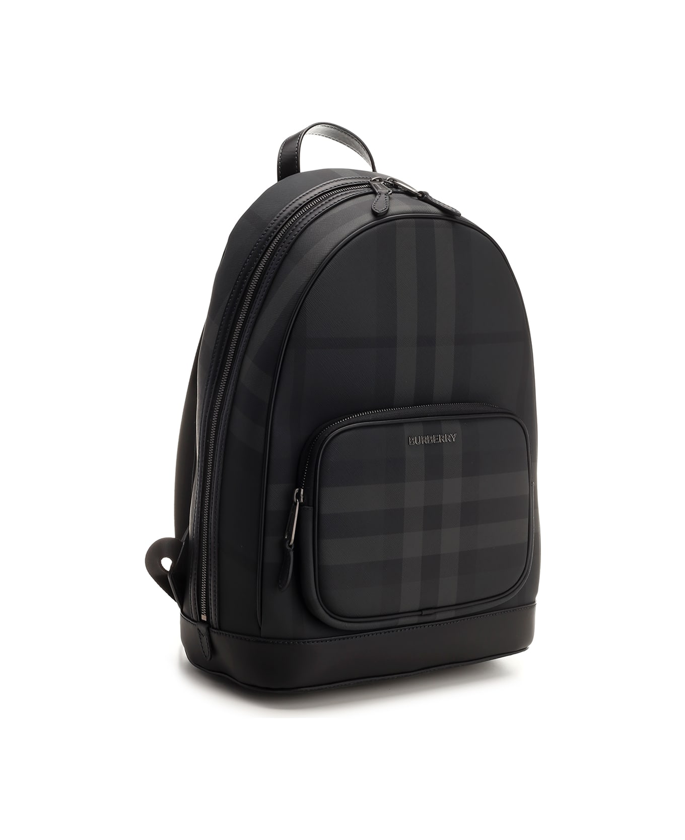 Burberry Check Backpack - Grey