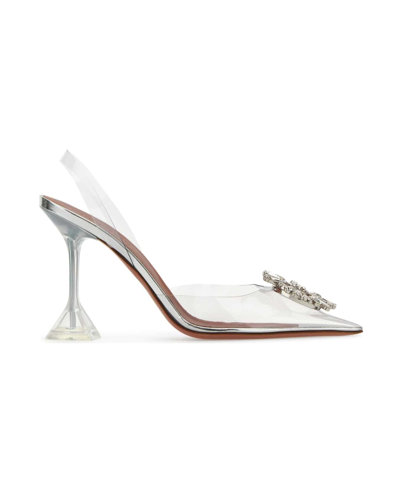 Amina Muaddi Transparent Pvc Begum Pumps italist