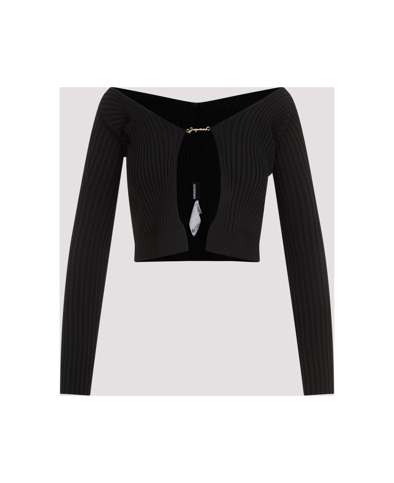 Jacquemus Pralu Long Viscose Cardigan - Black