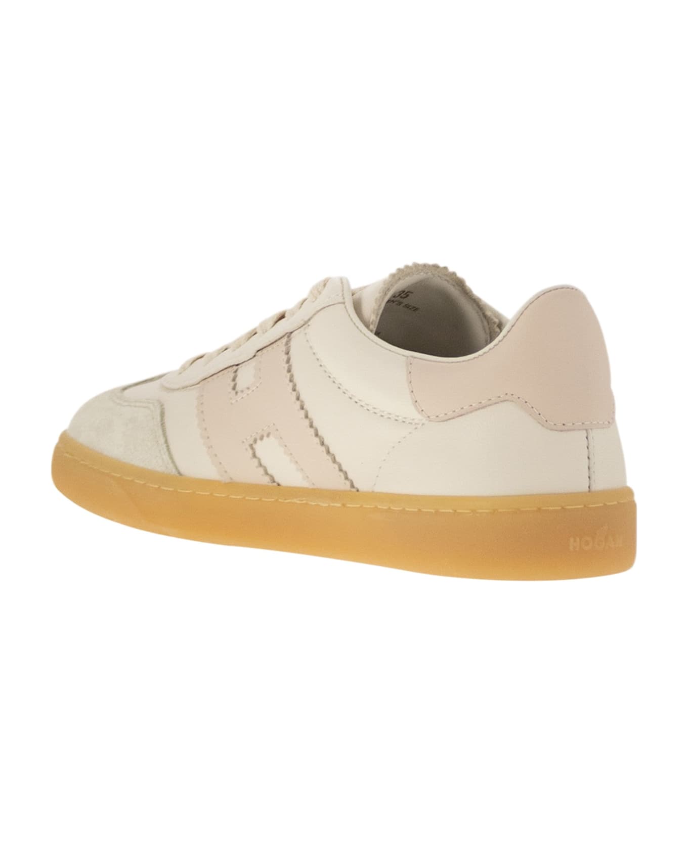 Hogan Cool - Sneakers With Side H - White/pink