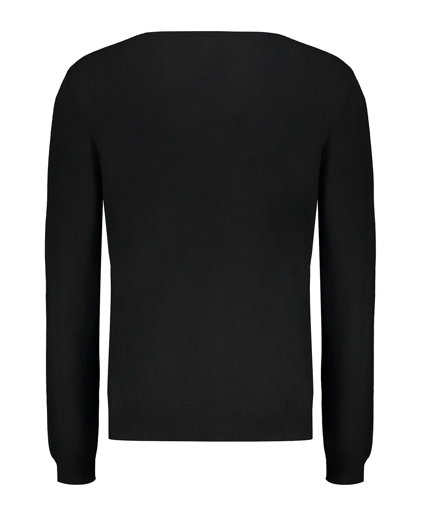 Valentino Long Sleeve Crew-neck Sweater - black