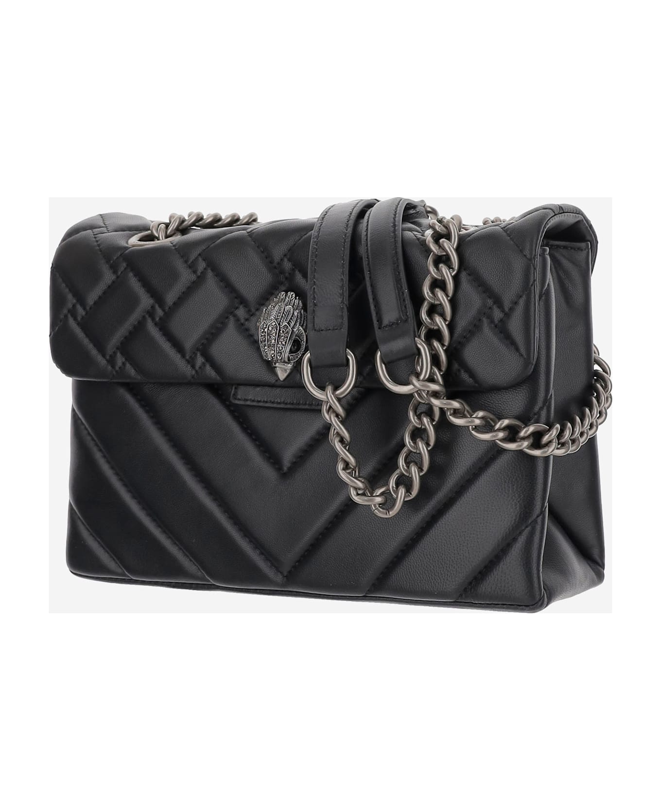 Kurt Geiger Leather Kensington Bag - Black