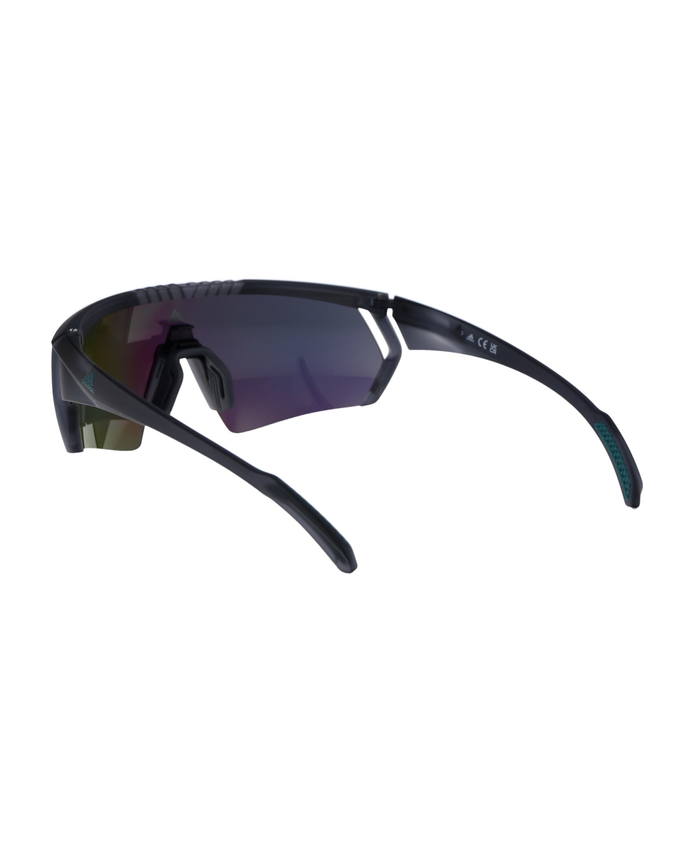 Adidas Cmpt Aero Sunglasses - 20Q Grigio/Altro/Verde Specchiato