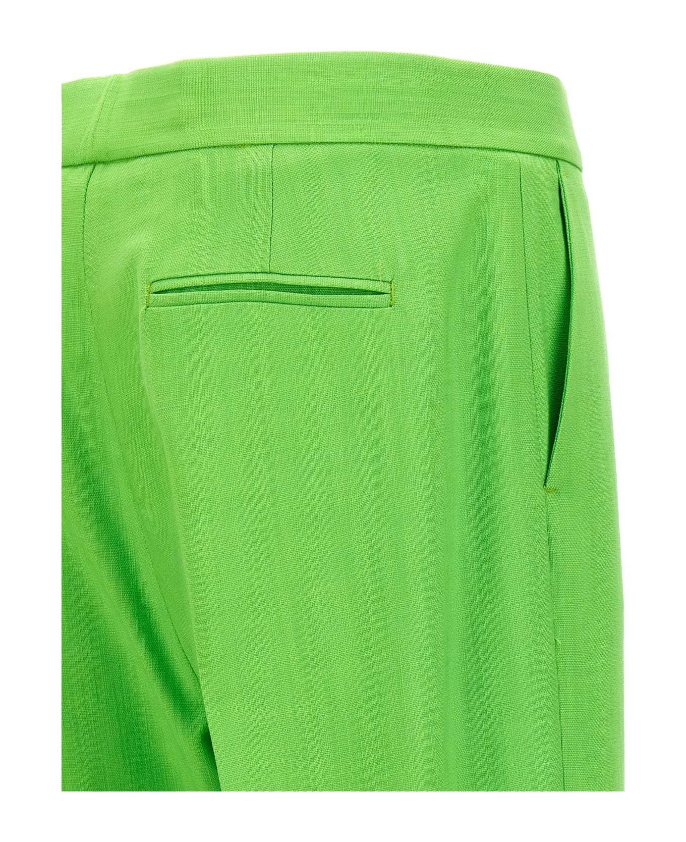 MSGM Straight Leg Pants - Green ボトムス