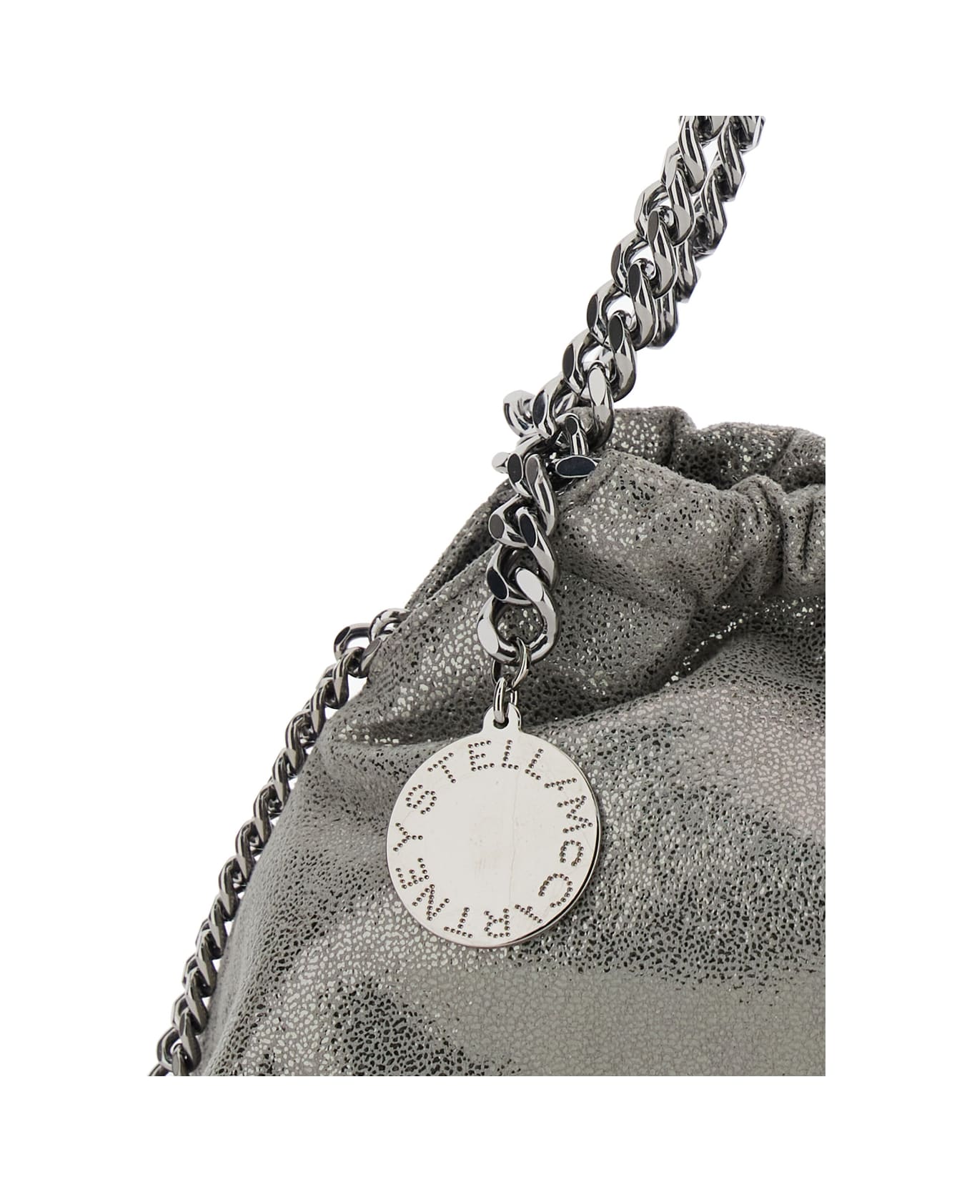 Stella McCartney 
falabella
 Metallic Crossbody Bag With Chain-link Shoulder Strap And Logo Charm On The Front In Ecoleather Woman - MULTICOLOUR