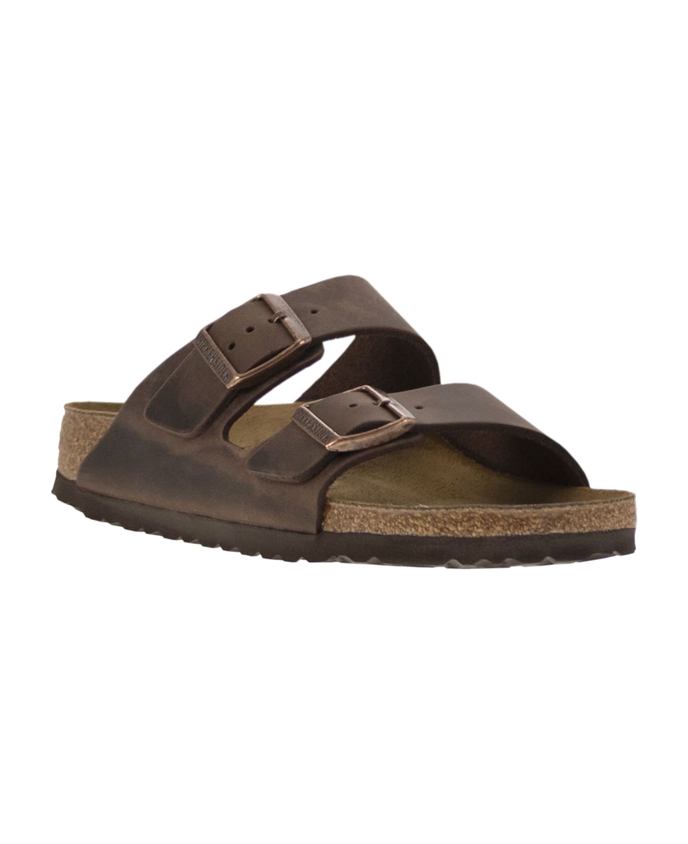 Birkenstock Arizona - Leather Slipper - Brown フラットシューズ